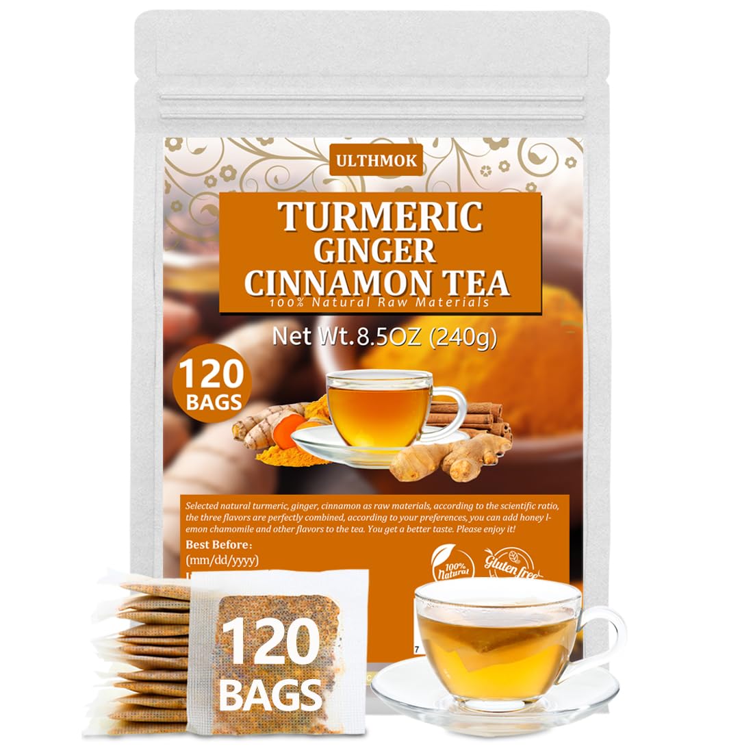 Premium 50 Mullein Leaf Tea Bags