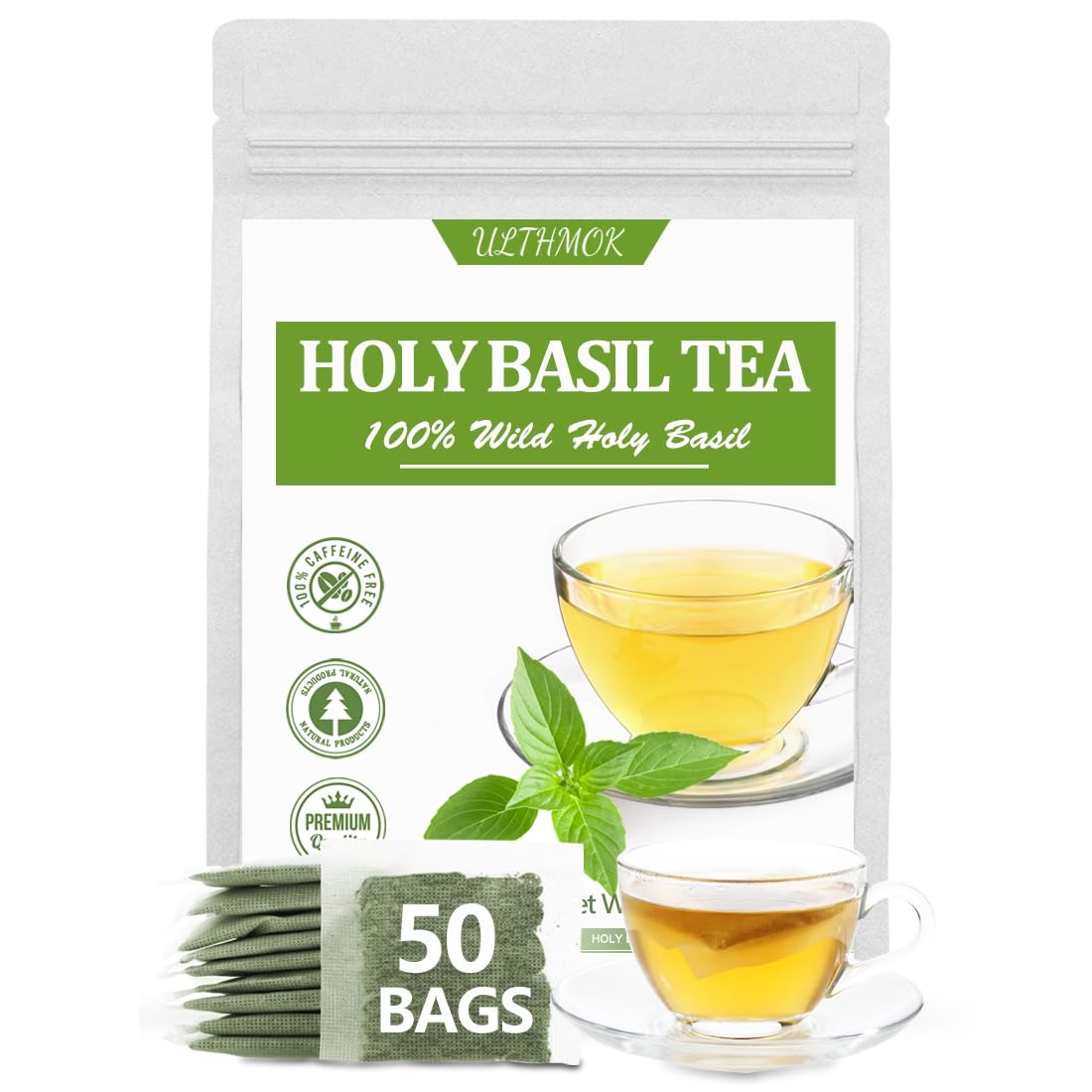 Premium 50 Mullein Leaf Tea Bags