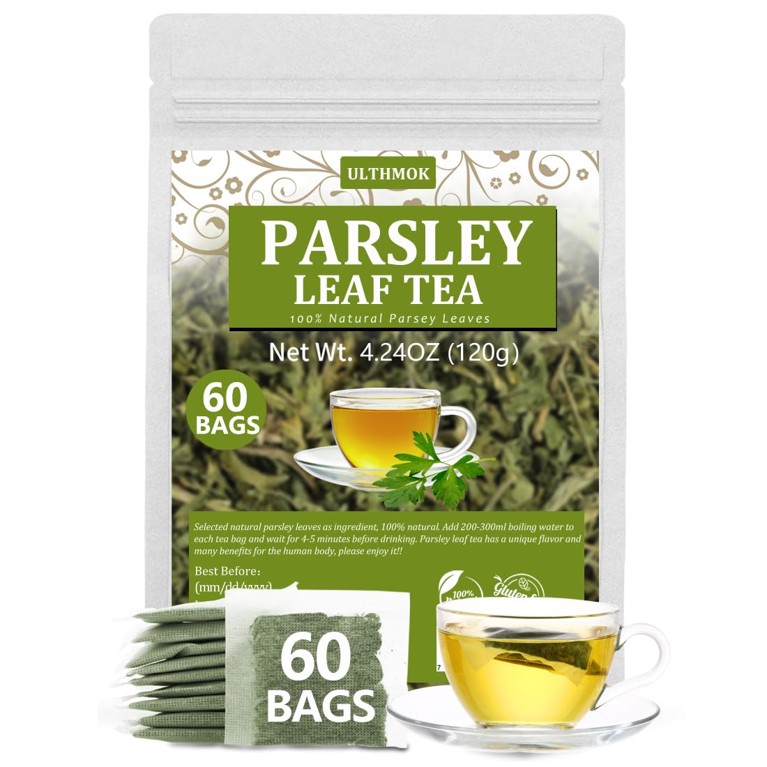 Premium 50 Mullein Leaf Tea Bags