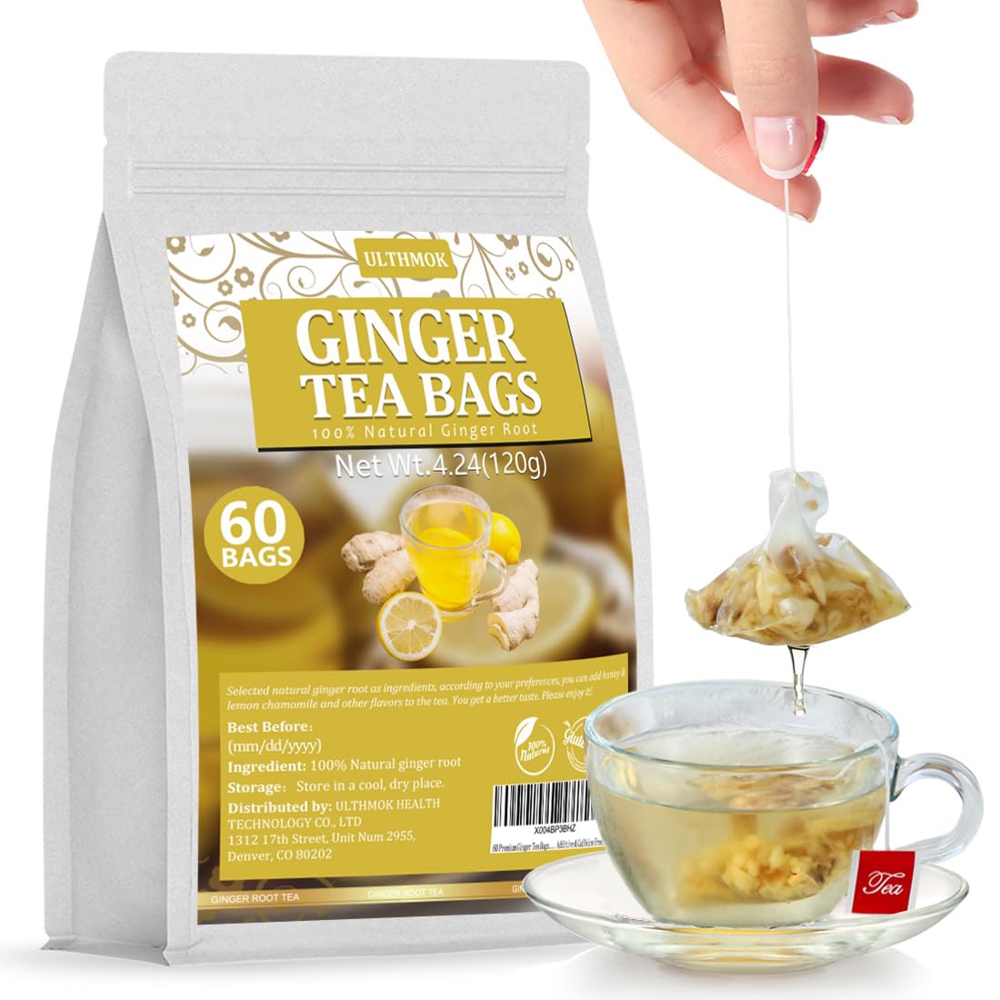 Premium 50 Mullein Leaf Tea Bags