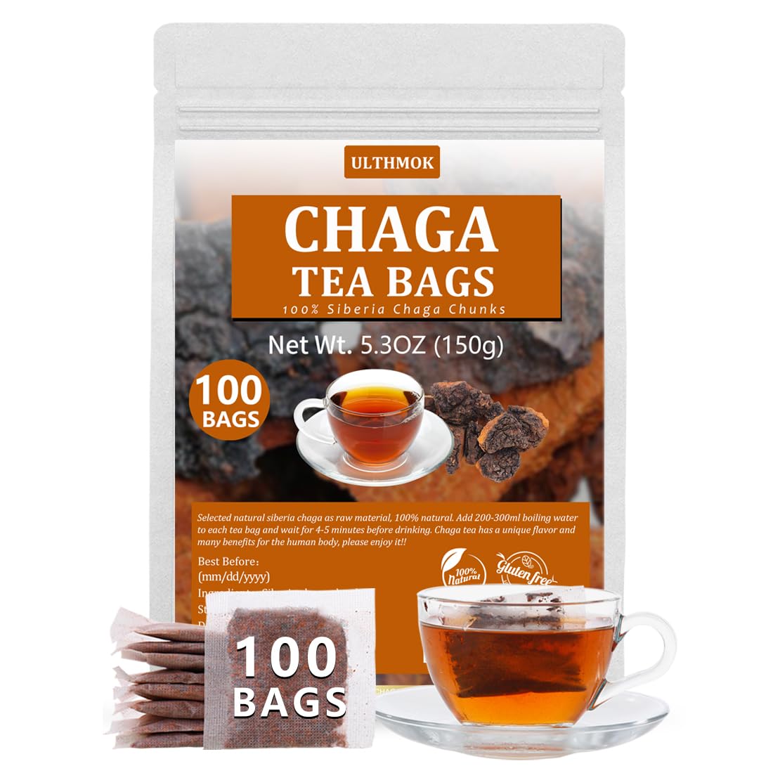 Premium 50 Mullein Leaf Tea Bags