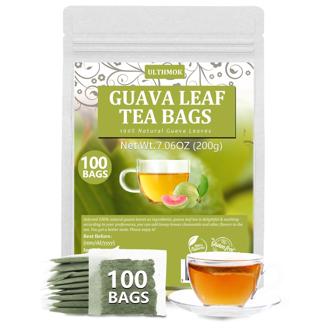 Premium 50 Mullein Leaf Tea Bags